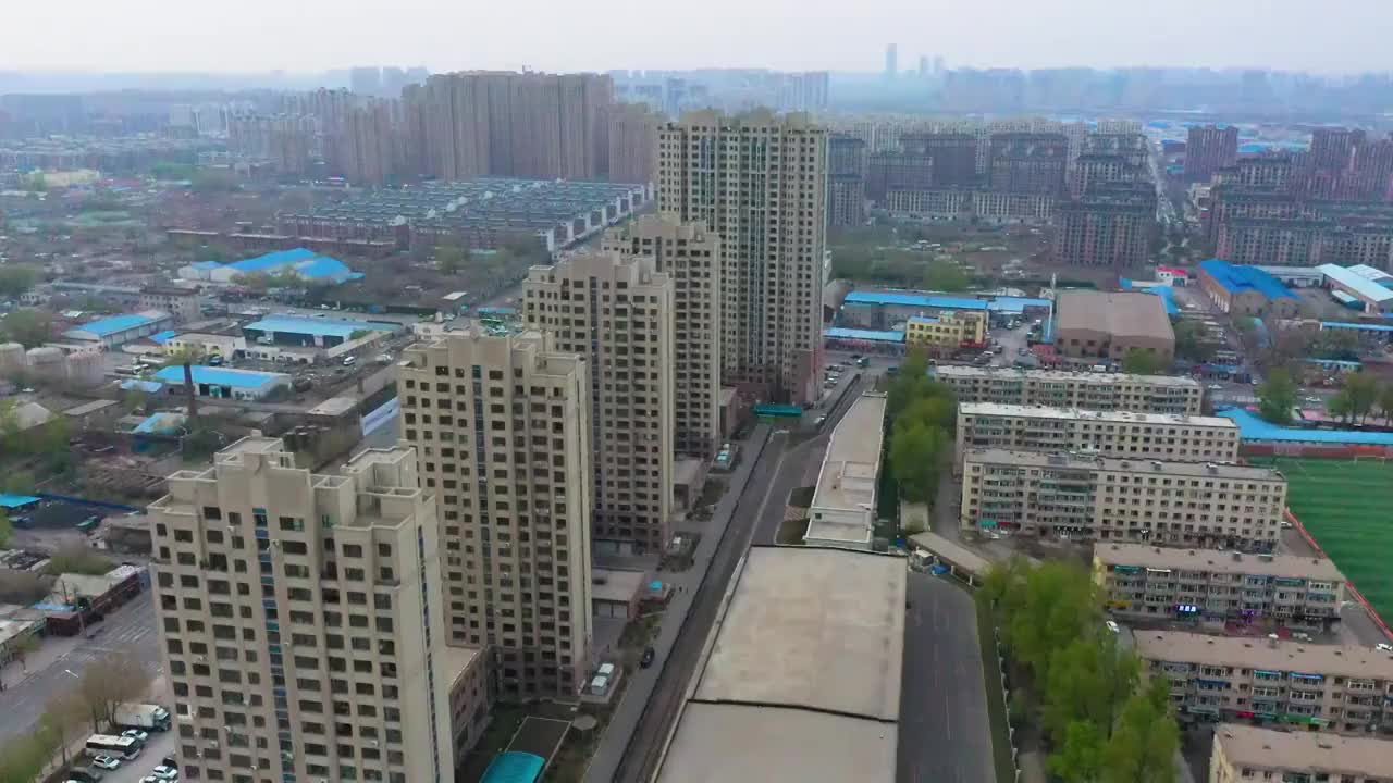 长春城市景观航拍视频素材