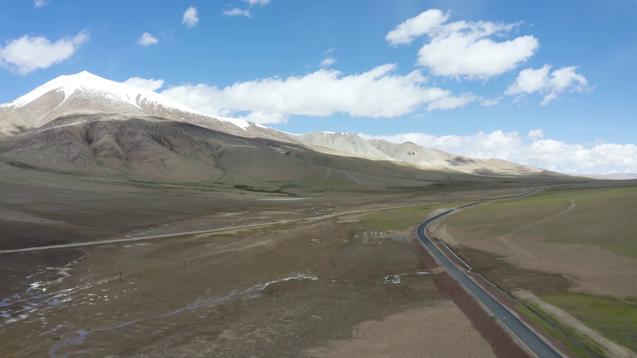 航拍西藏阿里地区新藏线219国道自然风光视频下载