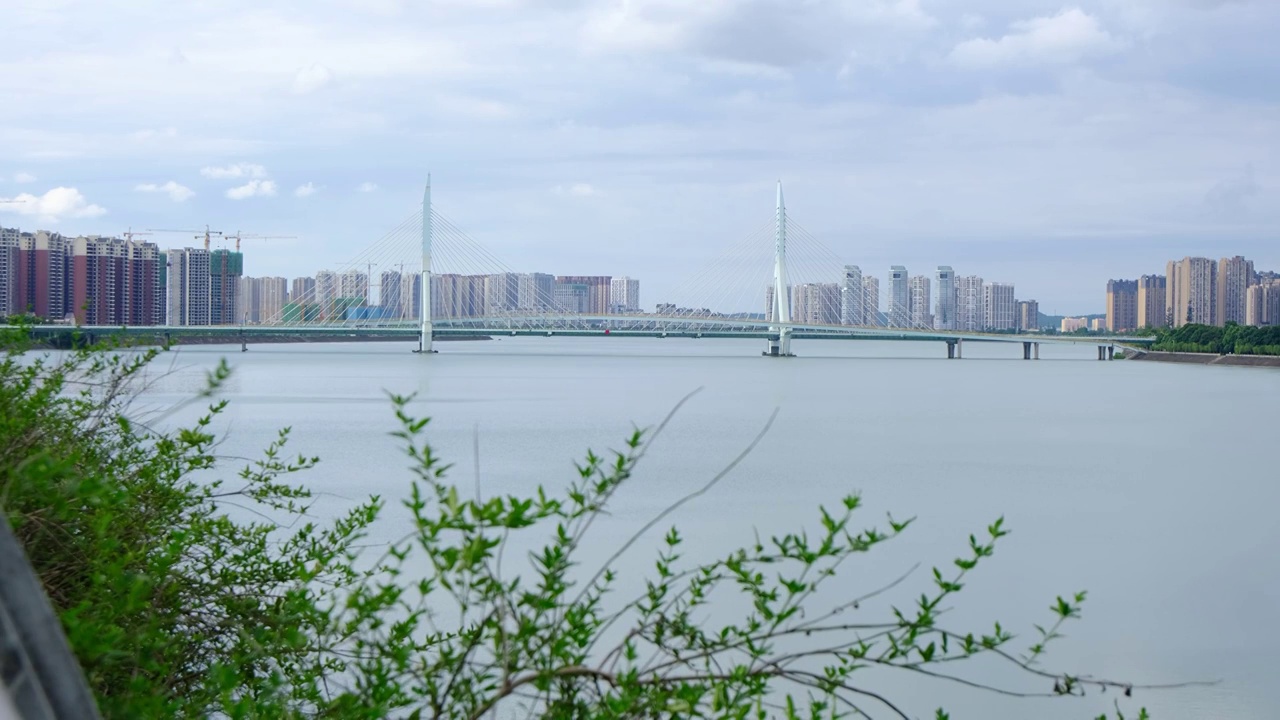 四川省绵阳市城市各种角度景观视频视频素材