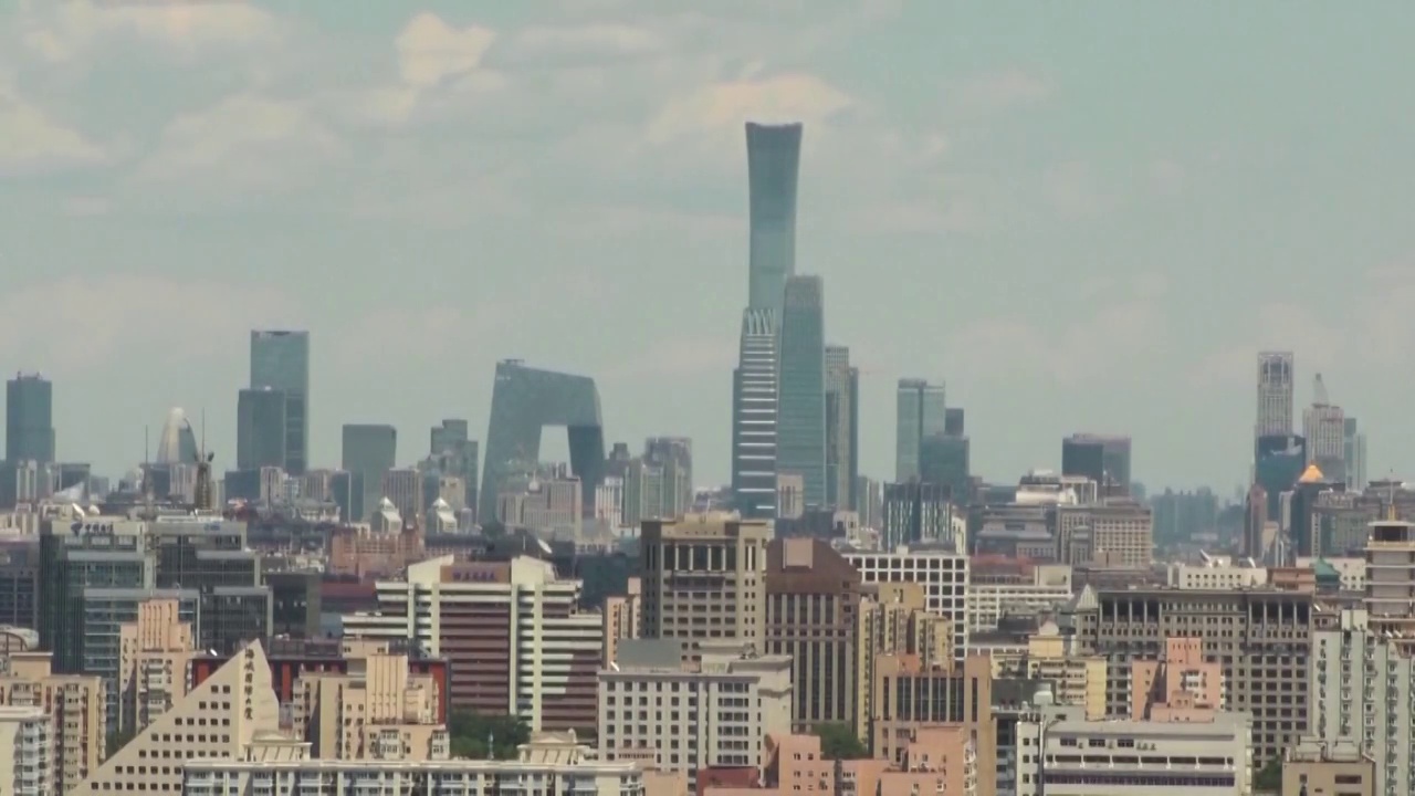 中国北京城市景观视频素材