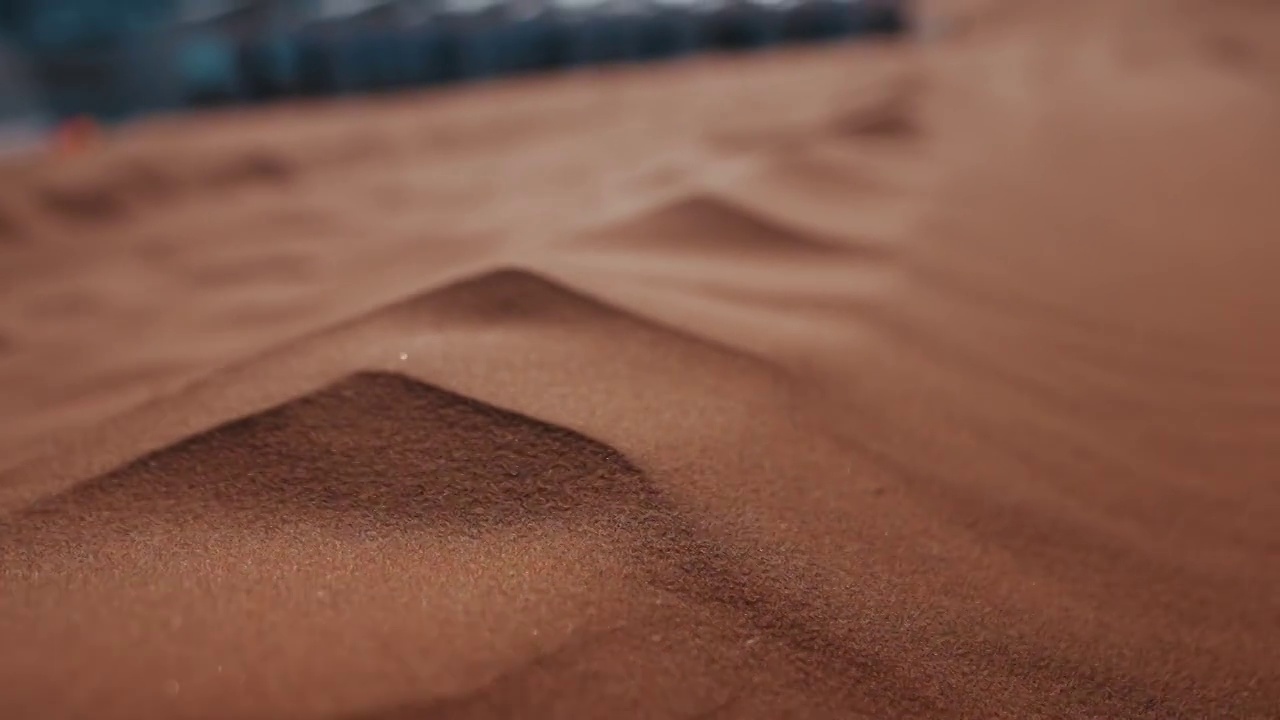 沙漠干旱自然荒漠沙丘视频素材
