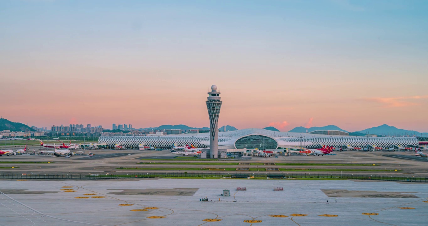深圳国际机场视频素材