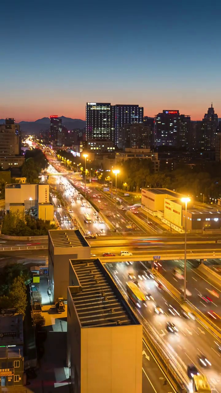 北京城市交通视频素材