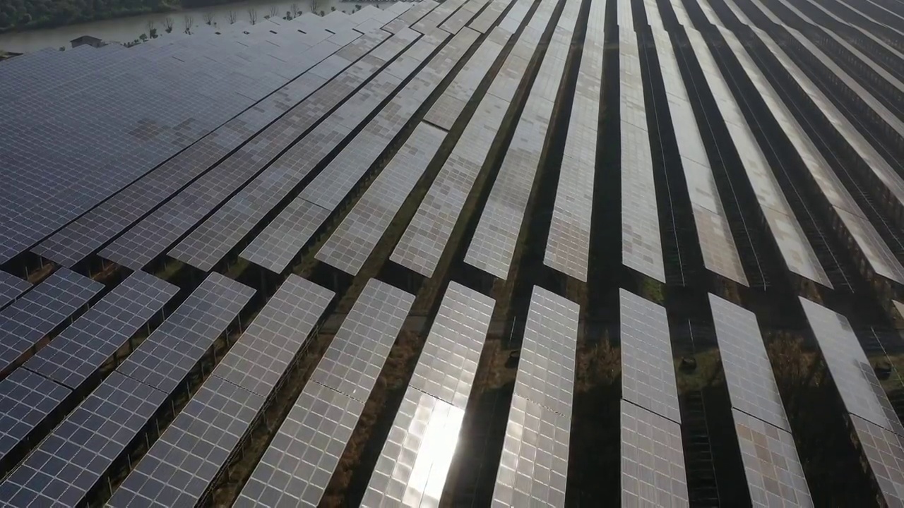太阳能发电站视频素材