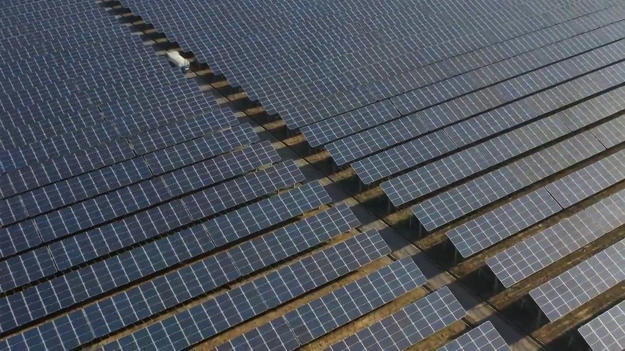 太阳能发电站视频素材