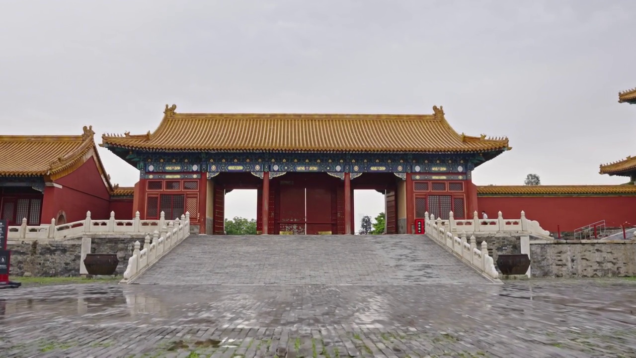 北京故宫博物院左翼门 4K升格视频视频下载