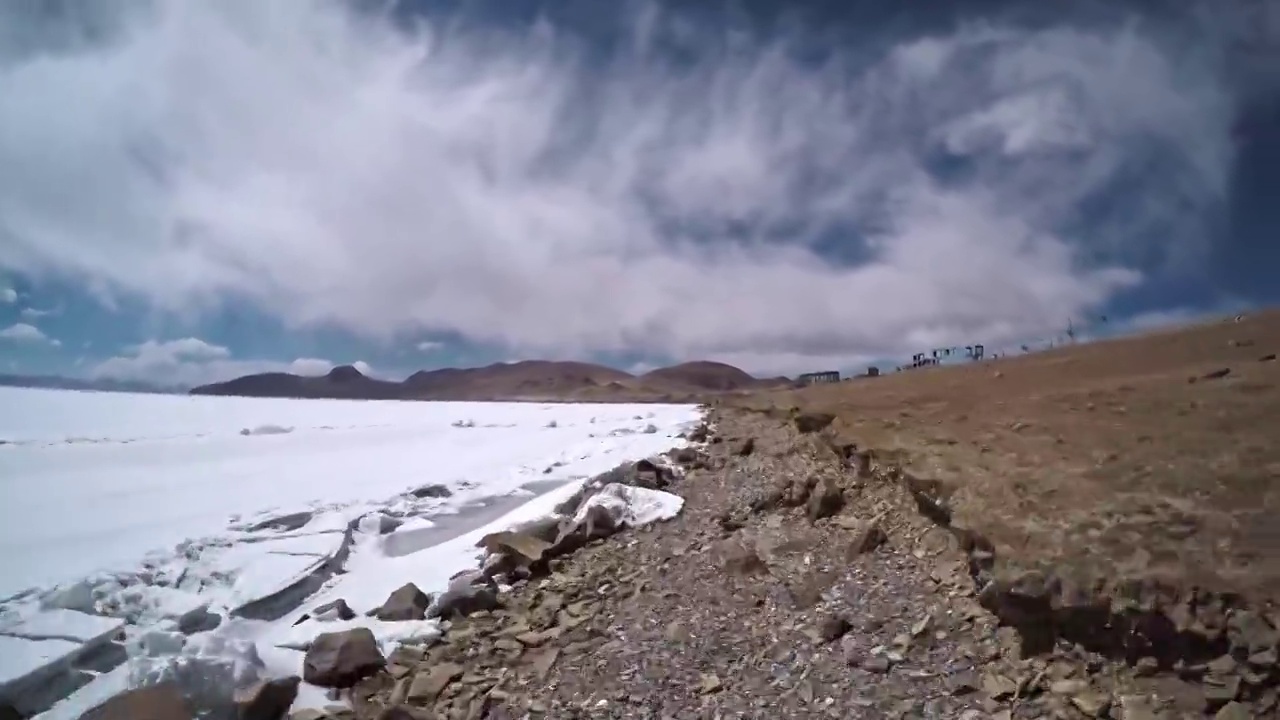 fpv飞跃西藏视频素材
