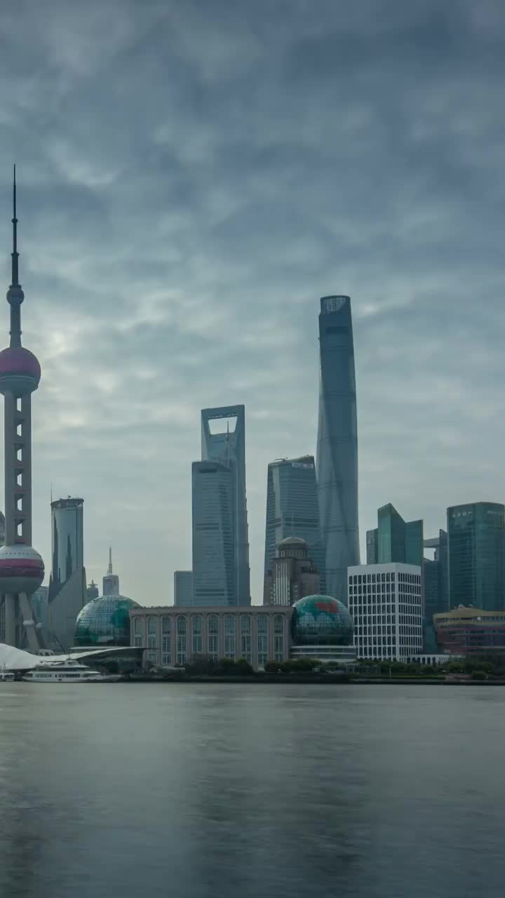 上海浦东城市风光视频素材