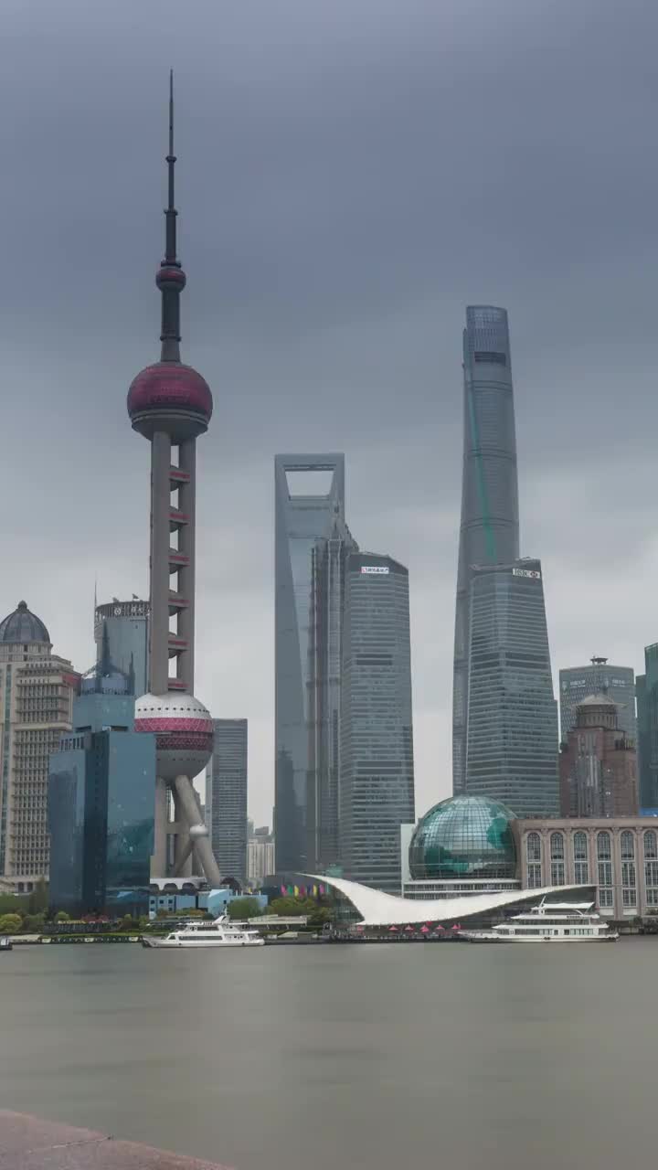 上海浦东城市风光视频素材
