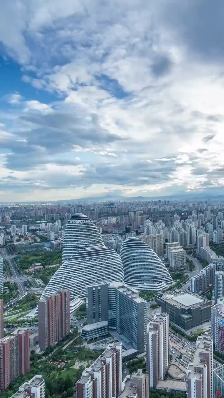 望京SOHO风景视频素材