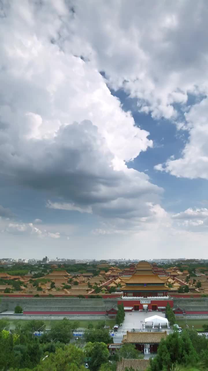 紫禁城全景视频素材