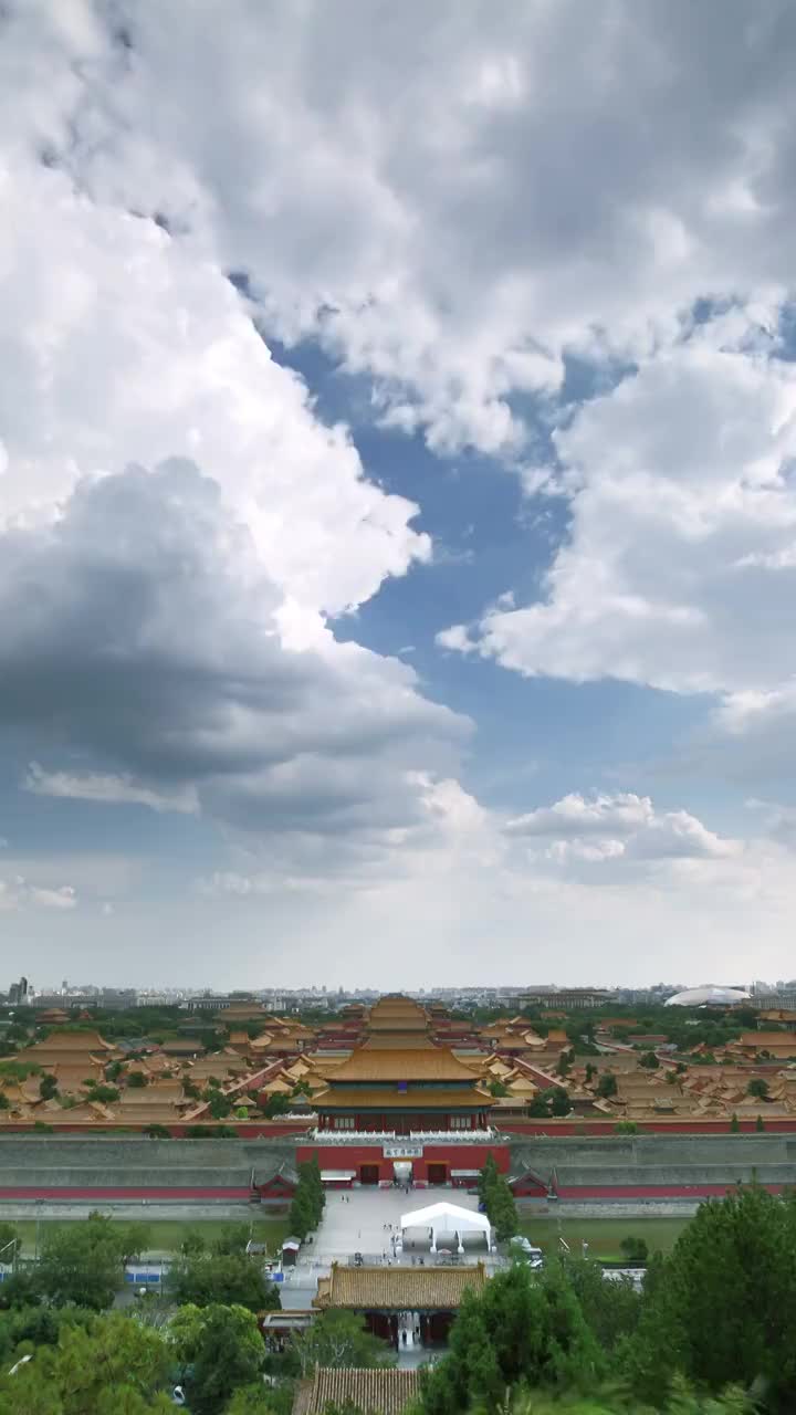 紫禁城全景视频素材