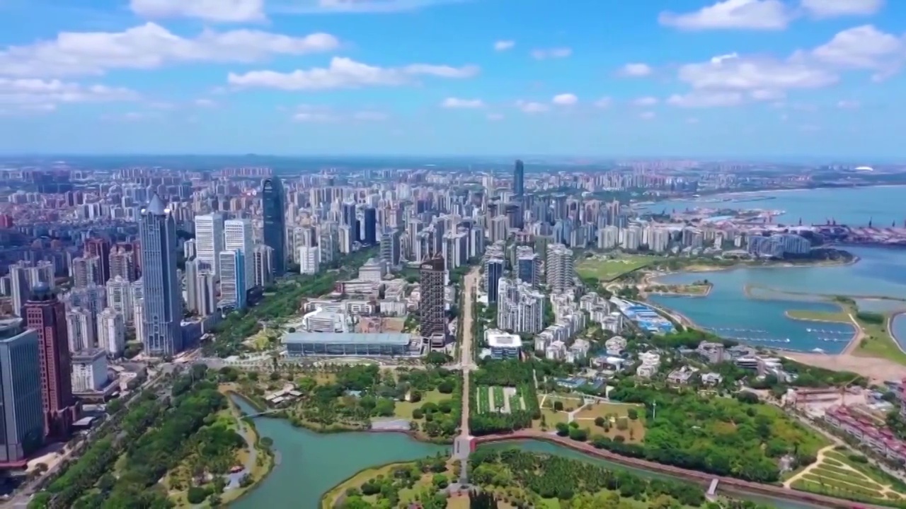 中国自然风光可再生能源建设成果航拍视频素材