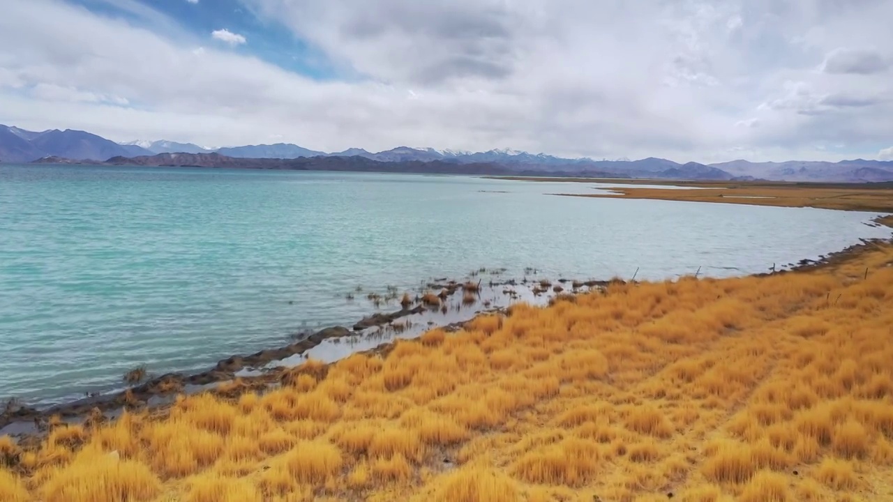西藏阿里班公措风光视频素材