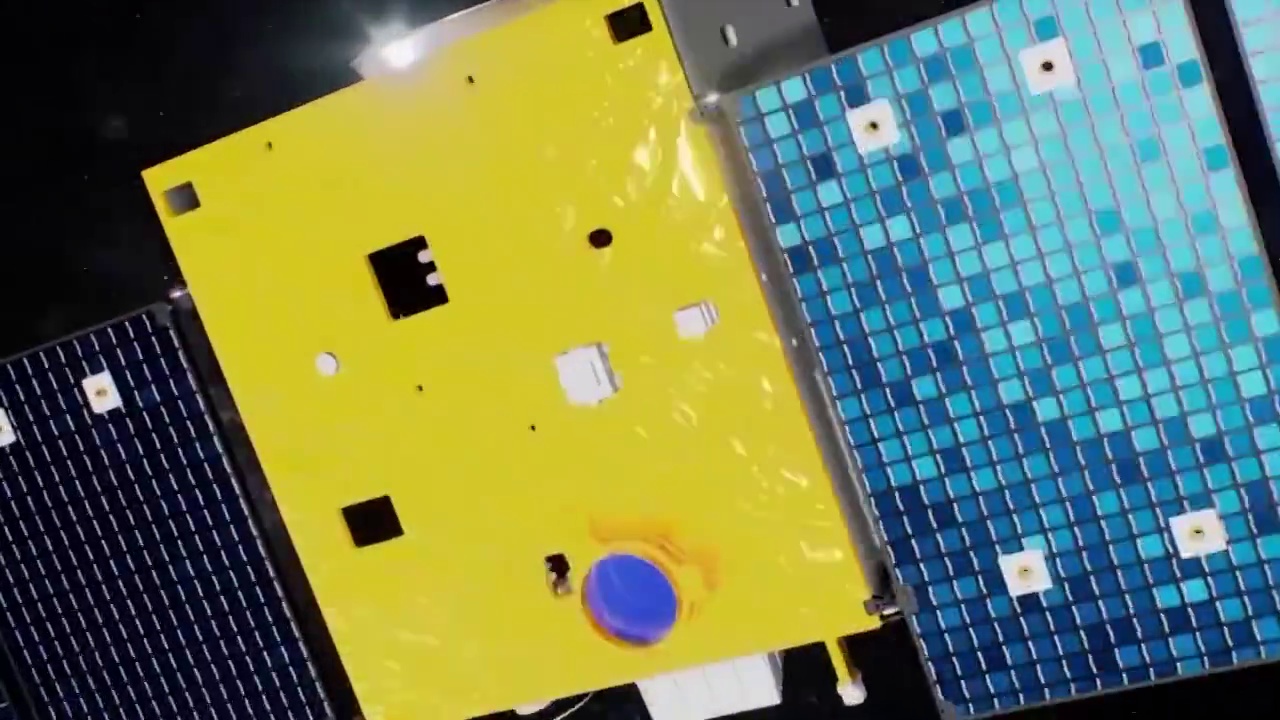 “羲和号”太阳探测卫星工作原理动画演示视频素材