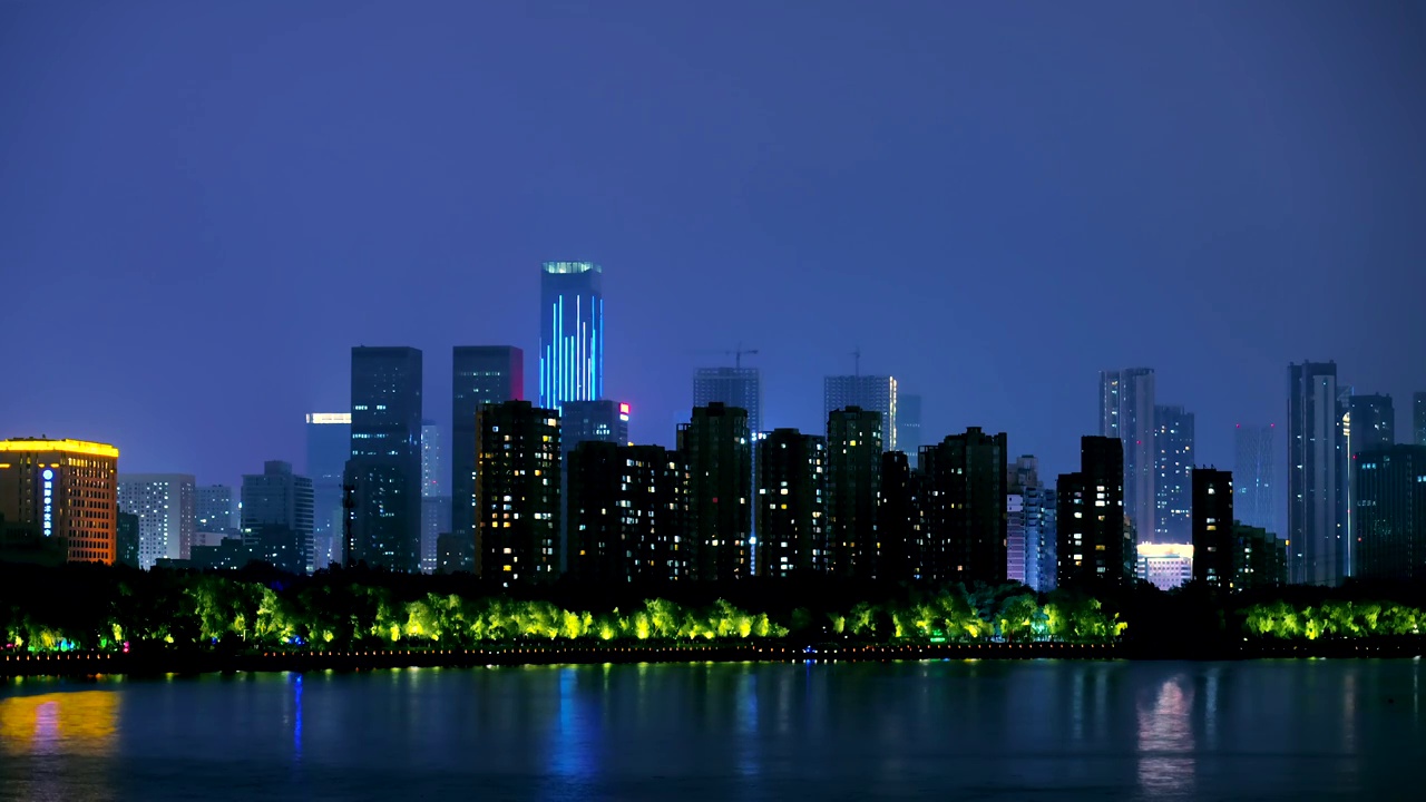 沈阳城市夜景视频素材