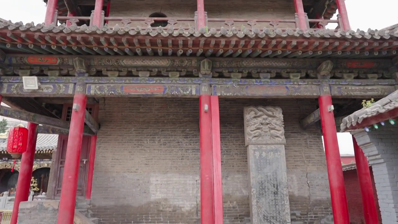 五台山寺庙建筑视频素材