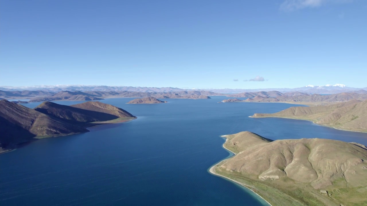 西藏拉萨羊湖视频素材