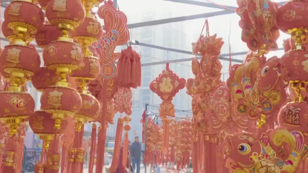 中国新年春节家庭制作年夜饭选编视频素材