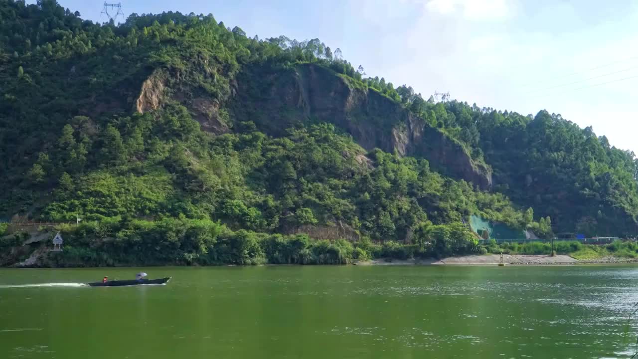 广东清远白庙山水风景视频素材