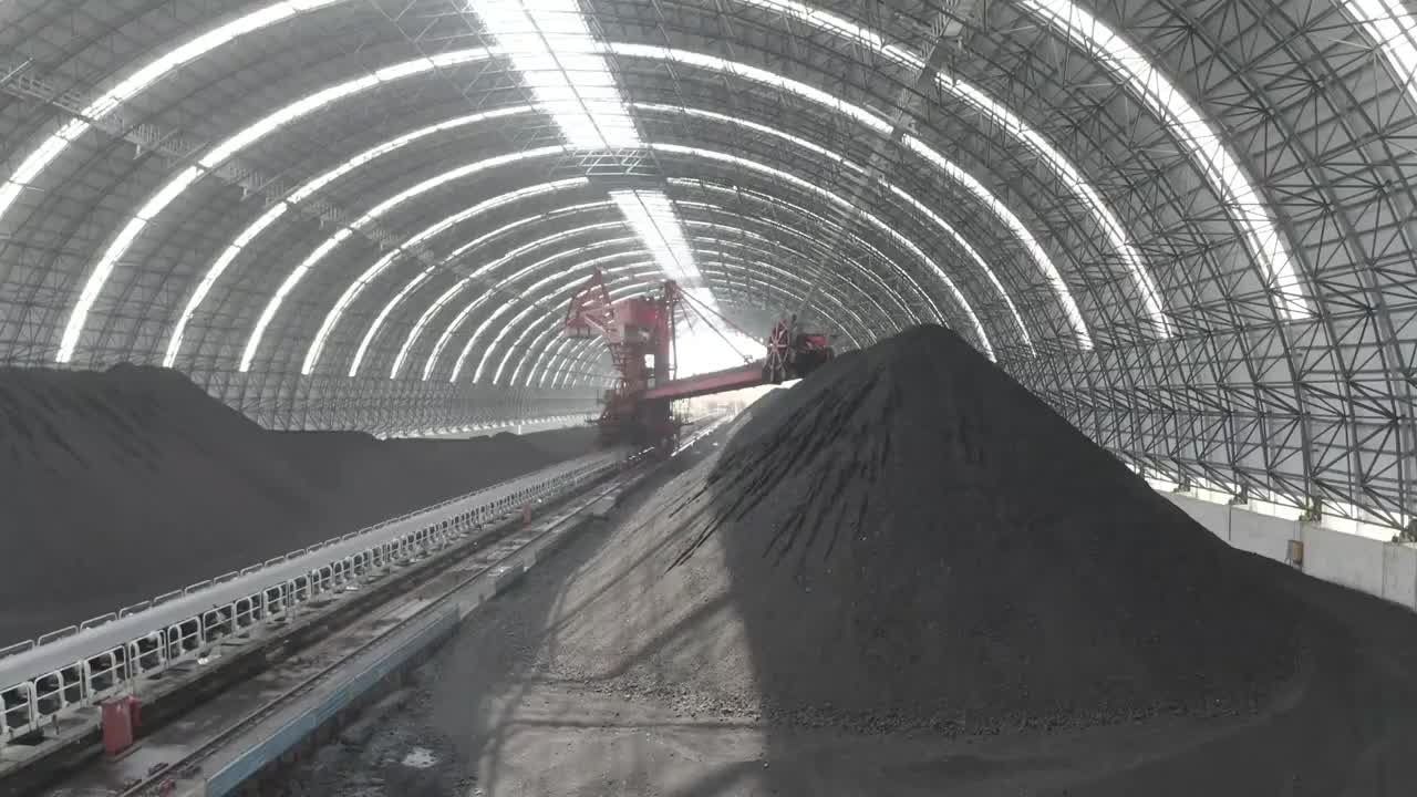 煤炭仓库视频素材