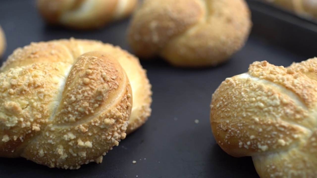 自制烘焙面包视频素材