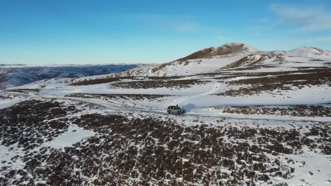 四川川西高原甘孜雪山自然风光视频素材