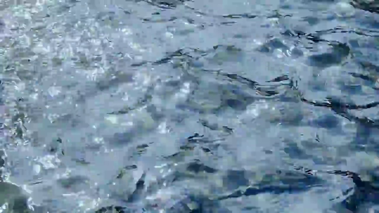 波光粼粼水面视频素材