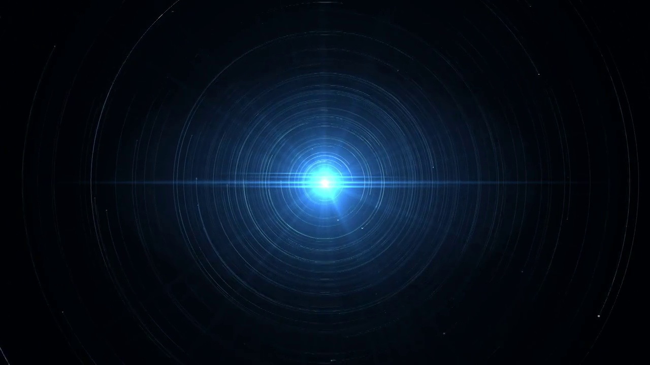 蓝色科技粒子旋涡漫游视频下载