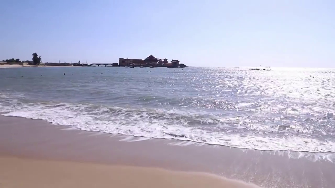石狮黄金海岸视频素材
