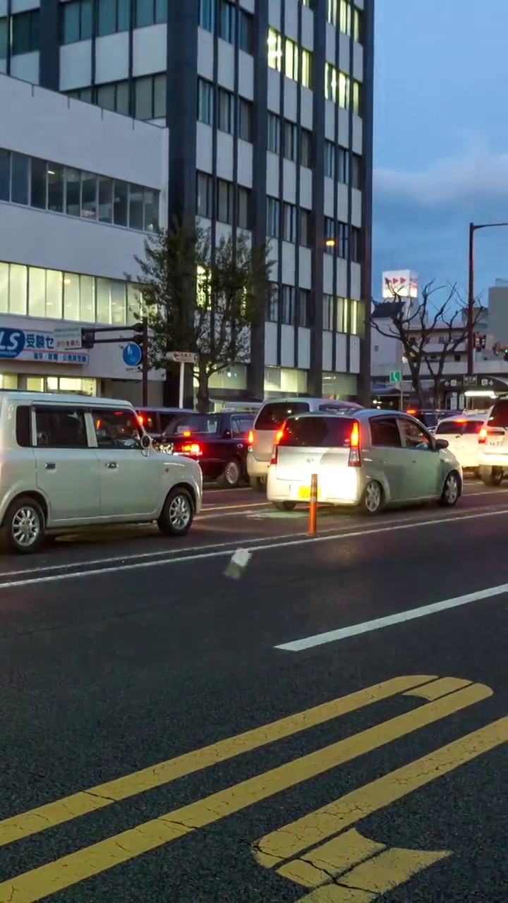 日本高松交通马路视频素材