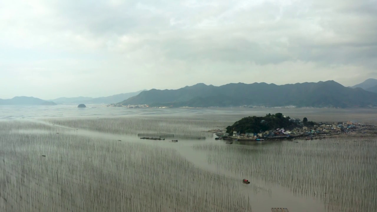 霞浦S湾2视频素材