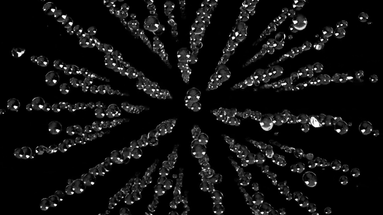抽象变幻莫测的水体 3D 渲染视频素材