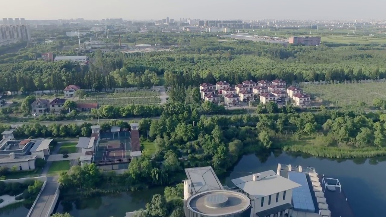 上海巨人网络生活区视频素材