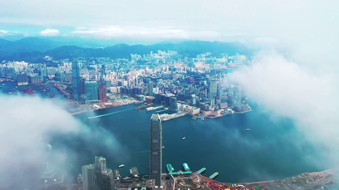 航拍香港视频素材