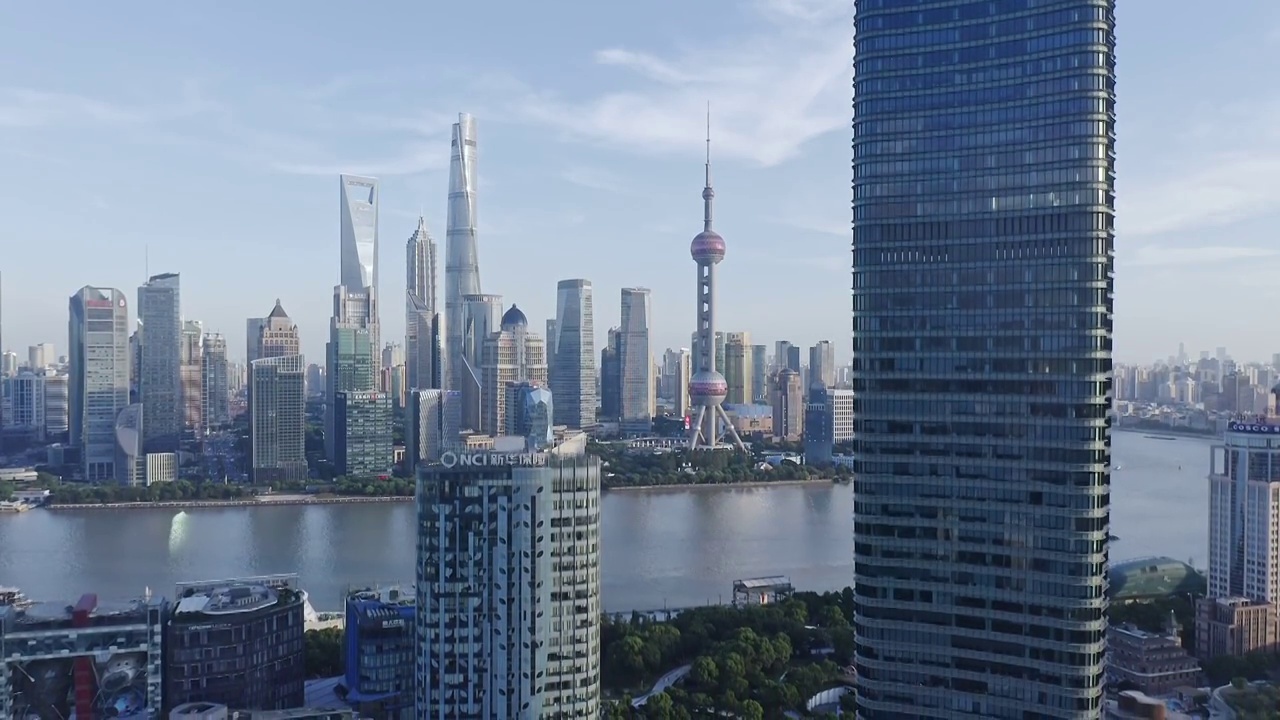 上海白玉兰广场视频素材