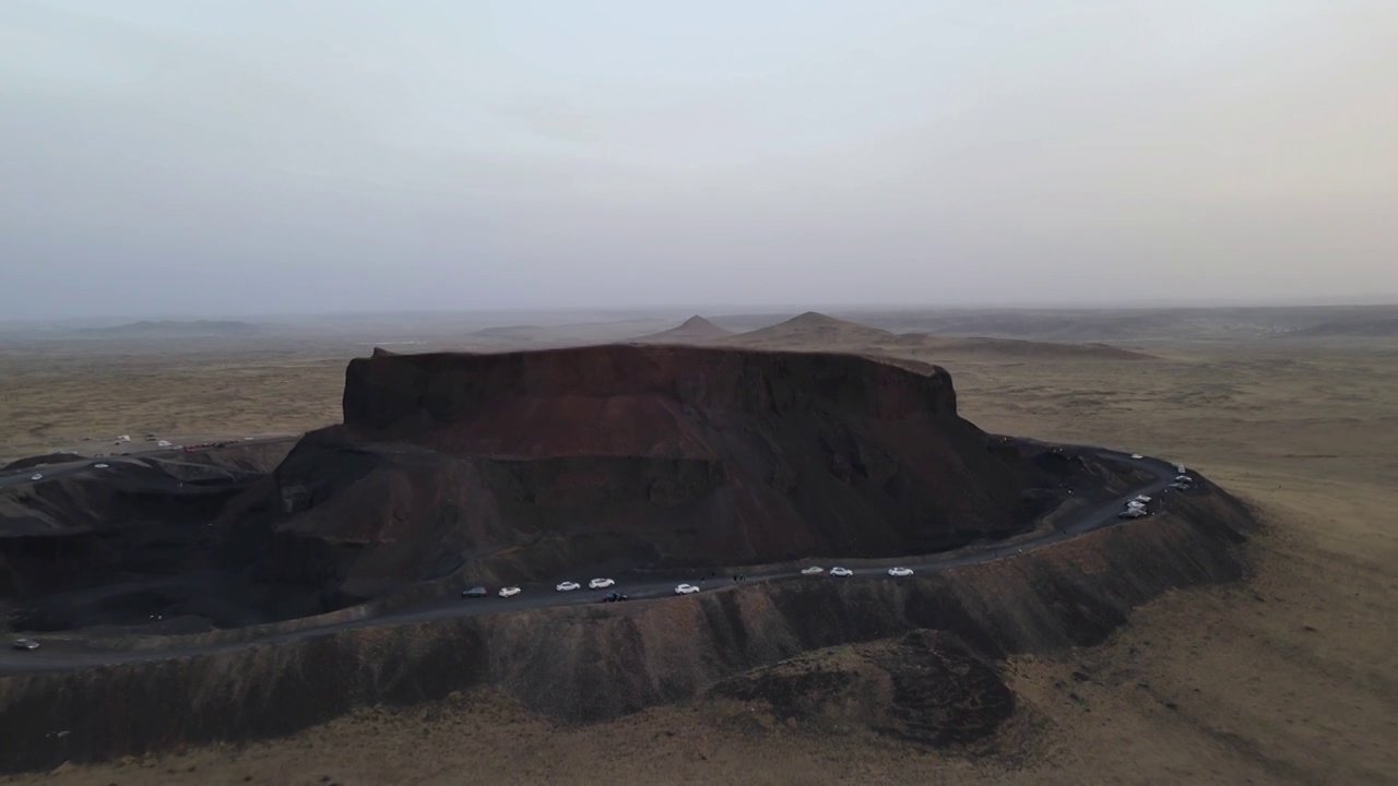 内蒙古乌兰哈达火山群视频下载