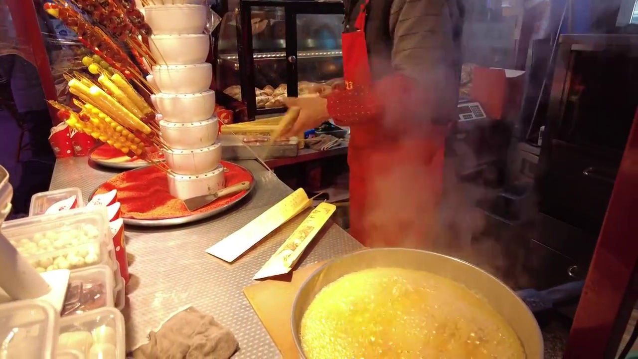 北京冰糖葫芦视频素材