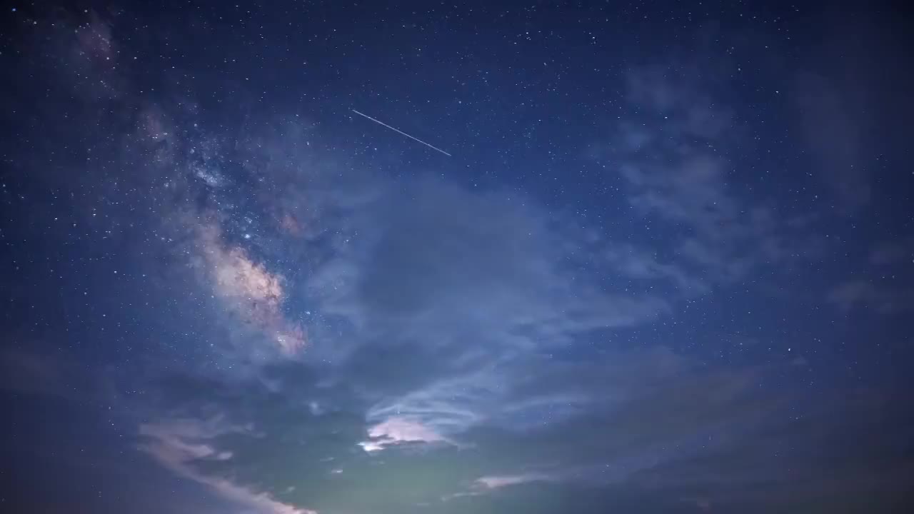 重庆星空银河视频素材
