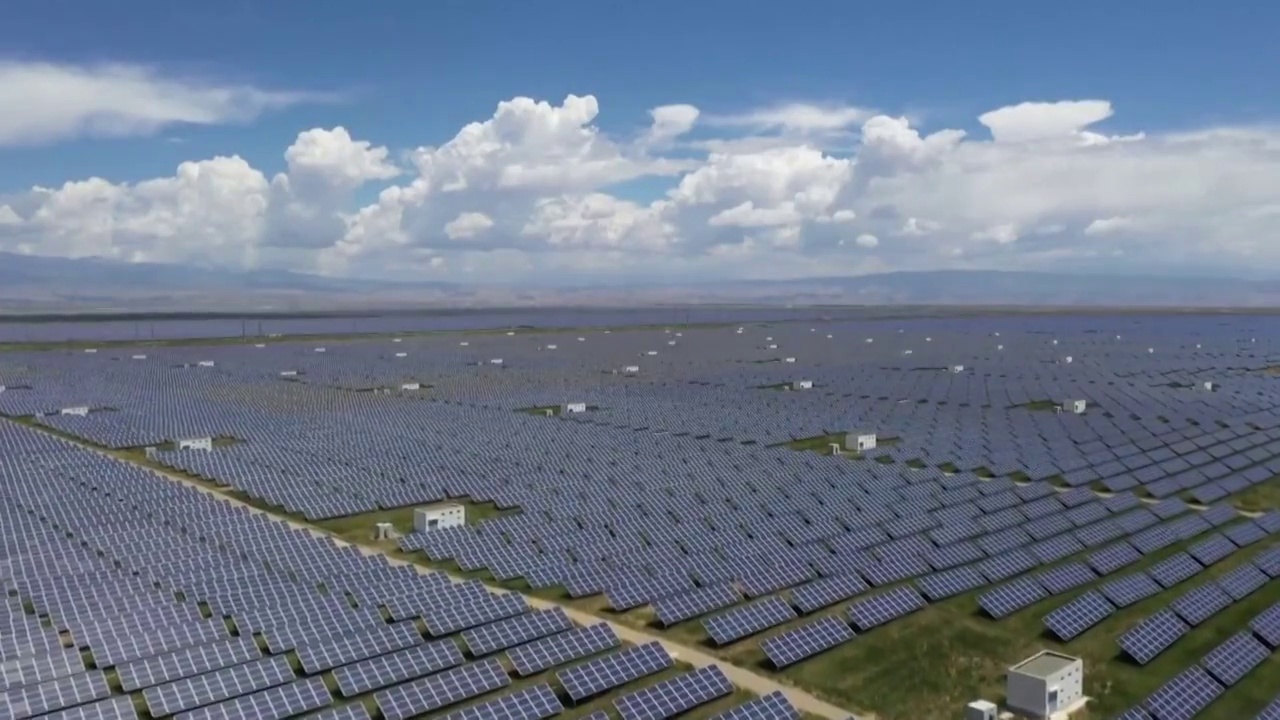 中国的绿色清洁能源设施（选编）视频素材