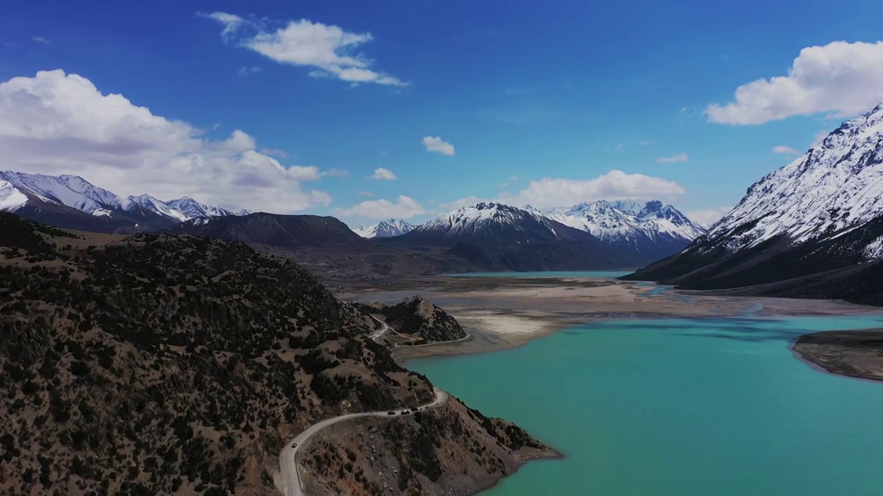 西藏然乌湖来古冰川视频下载