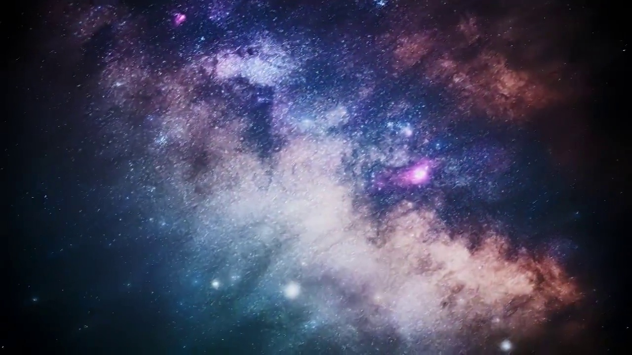 深空天文，银河中心视频素材