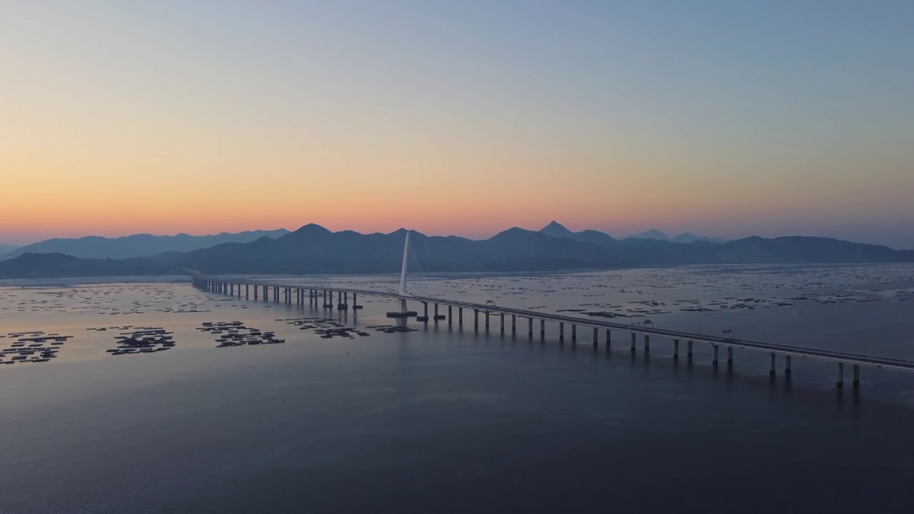 深圳湾大桥视频素材