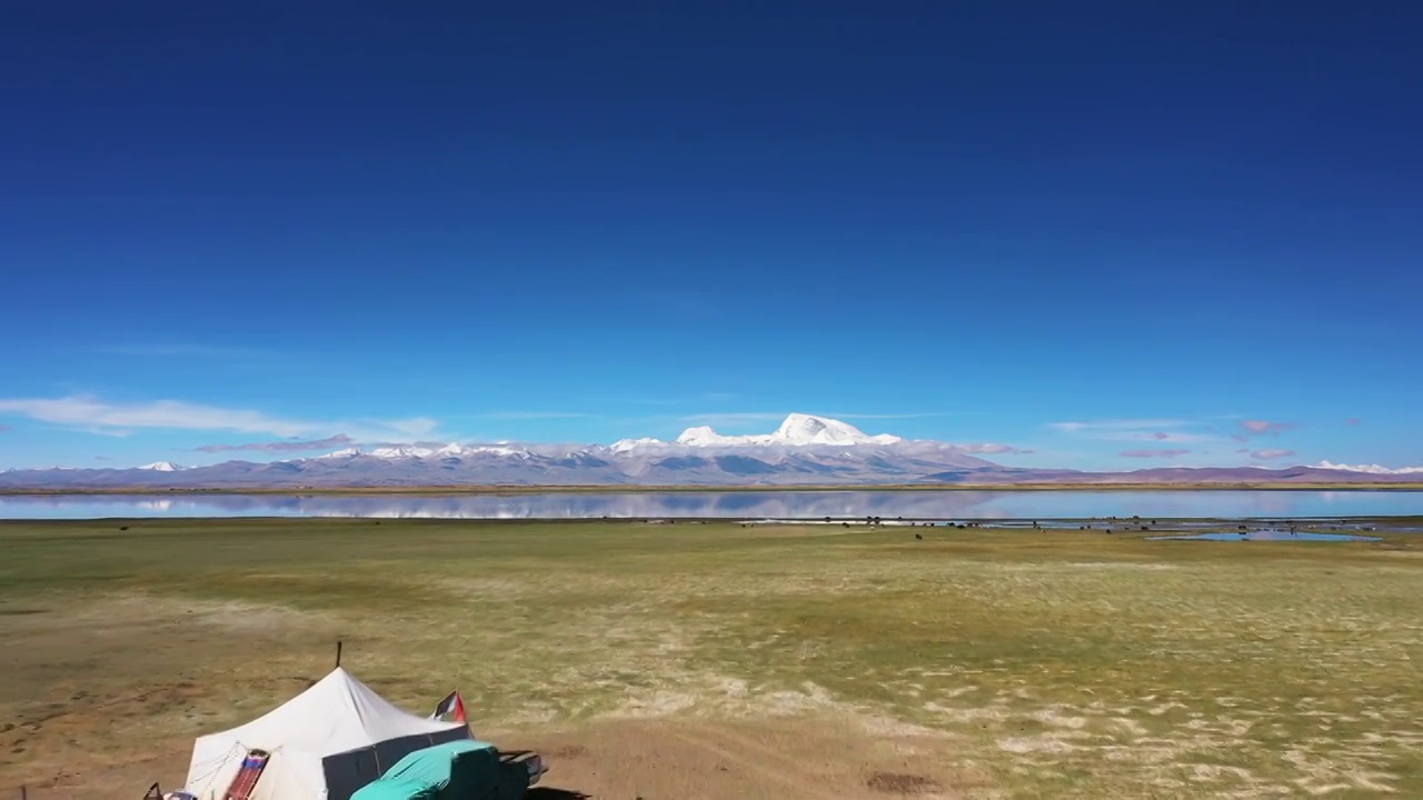 西藏神湖玛旁雍措视频素材
