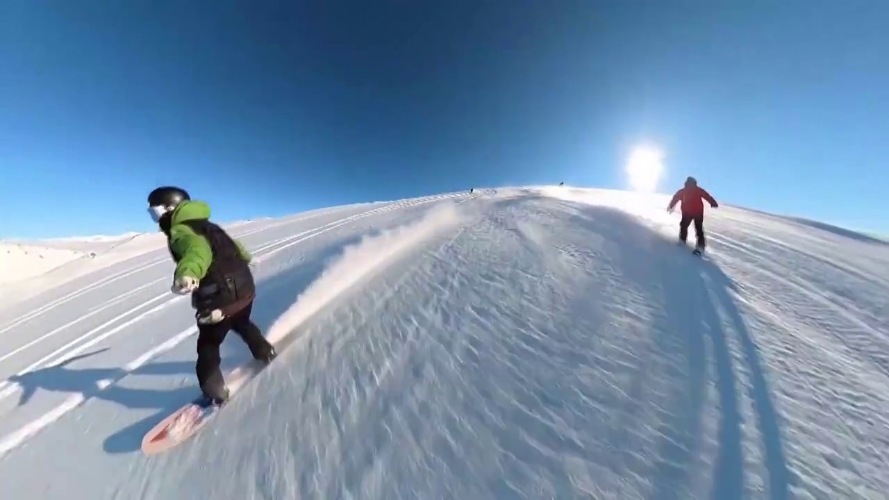 高山滑雪运动（选编）视频素材