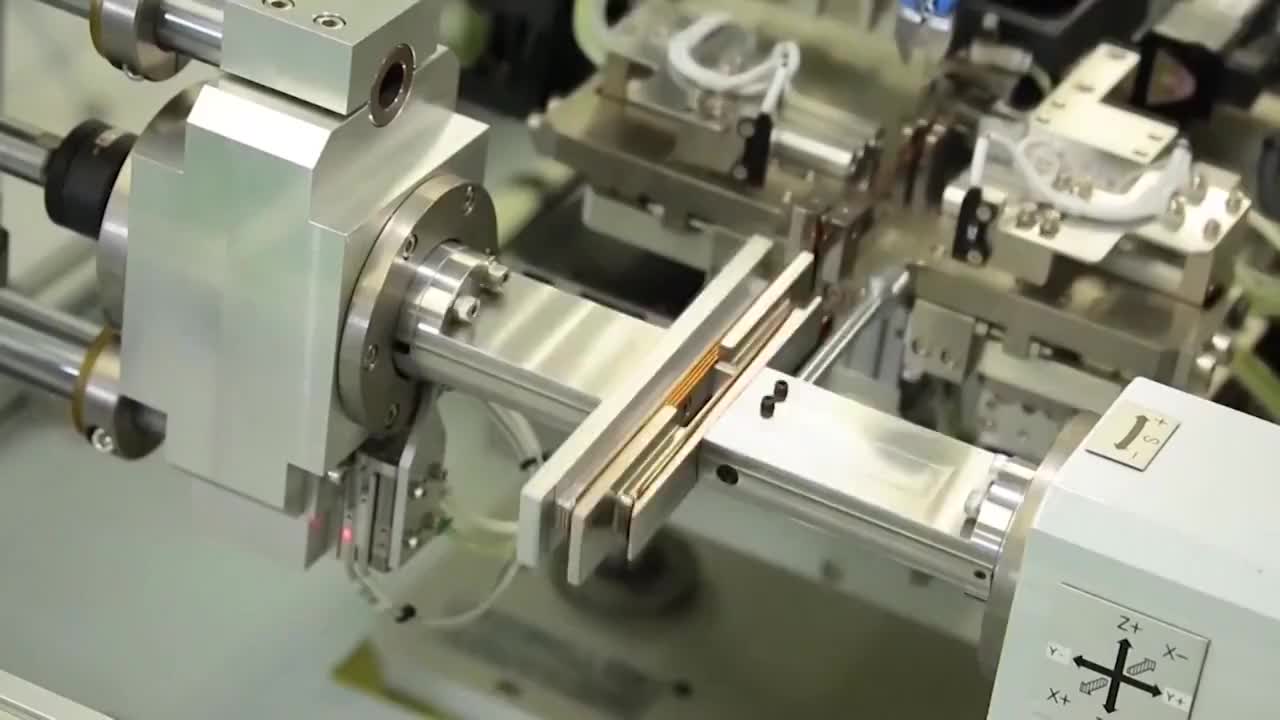 工厂工业机械自动化流水线近景特写（选编）视频素材
