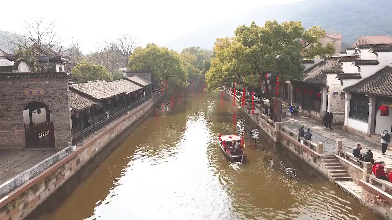 2022年江苏省无锡市惠山古镇延时视频视频下载