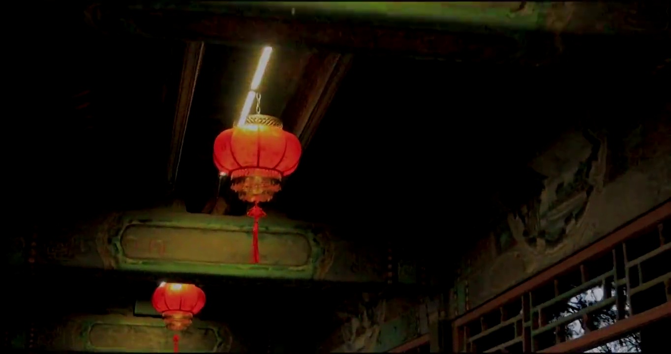 北京颐和园长廊红灯笼4K拍摄视频素材
