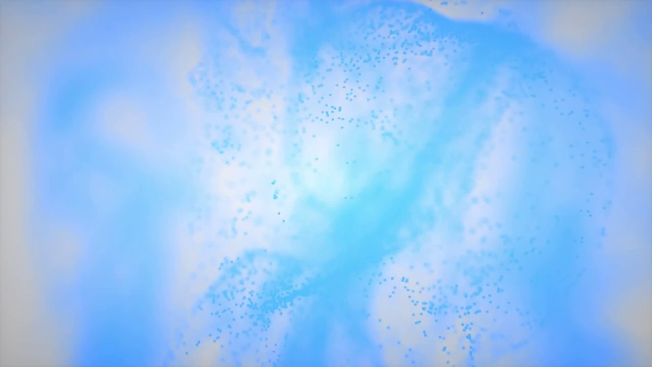 3D渲染蓝色抽象粒子云网络科技空间视频下载