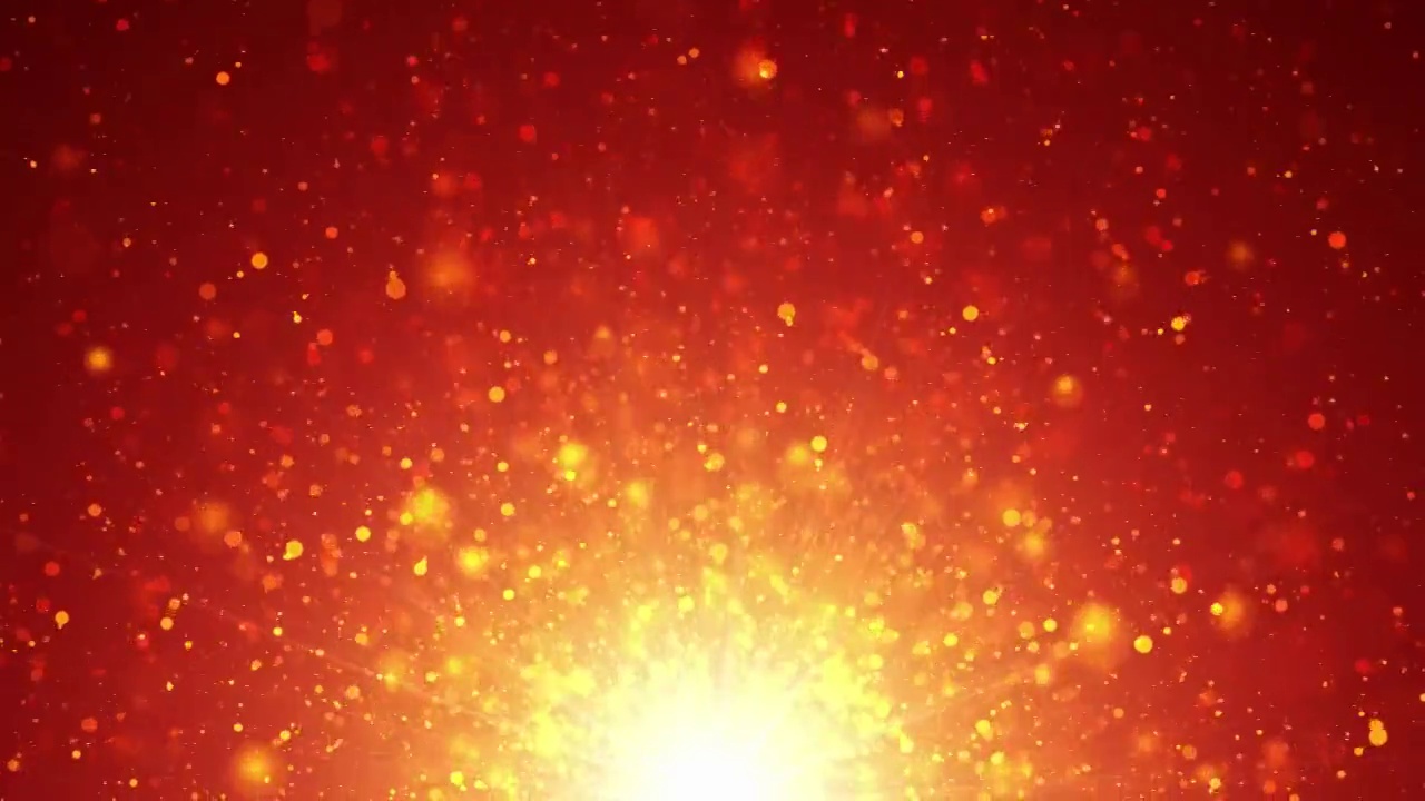 大气金色闪耀上升粒子特效晚会背景视频素材视频素材